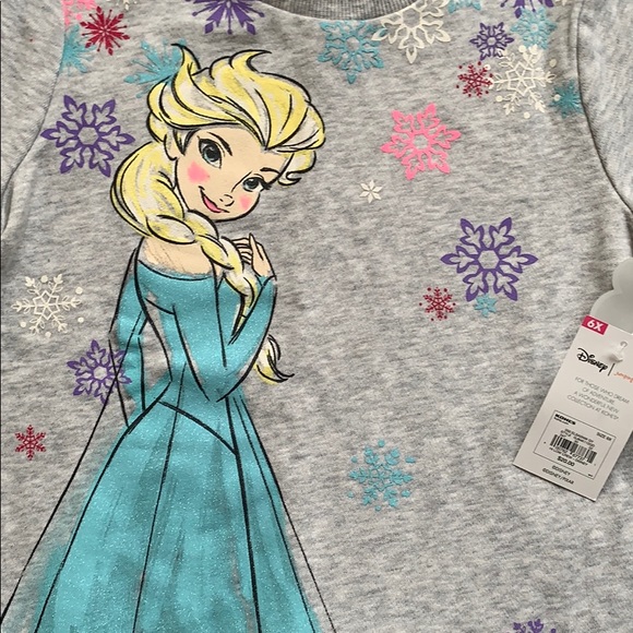 NWT Disney Softest Fleece “Frozen” sweatshirt, 6x - Picture 4 of 6